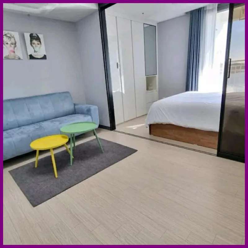 J910 Yeosu Ubless 16-pyeong Deluxe Queen Bed Ocean View Room 호텔 내부 이미지
