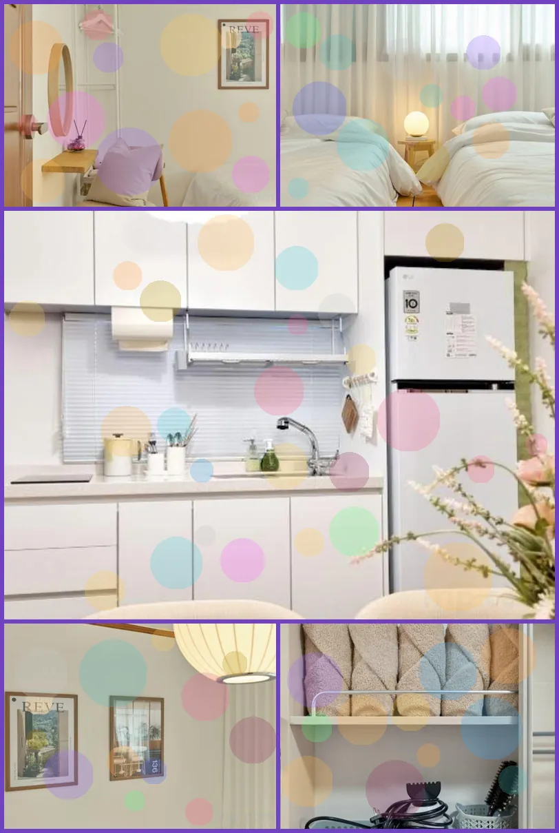 Haru Stay/Queen Bed 3/Seoul Station. Hongdae. Gangnam 30 minutes/Subway Station 7 minutes 호텔 기타 이미지