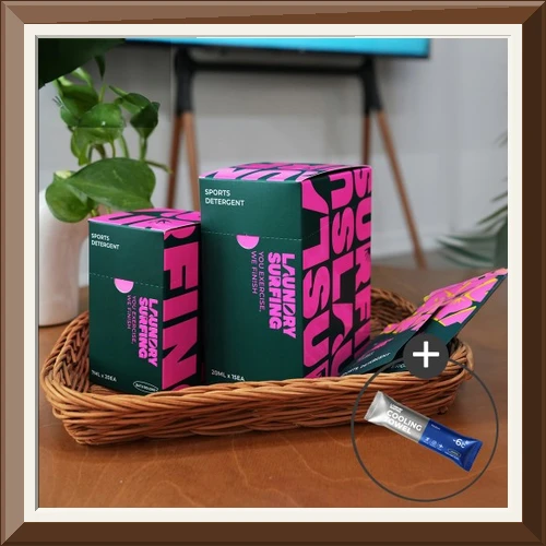 런드리서핑 고농축 운동복 세제 7ml x 20개입 (바투볼롱) 여행용 일회용 땀냄새 제거 사진1