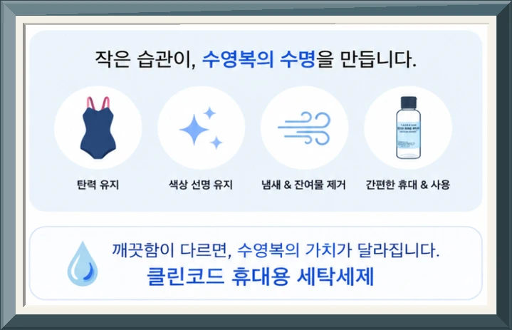 클린코드
여행용세탁세제 수영복세제 레쉬가드 손빨래 휴대용세탁키트 사진3