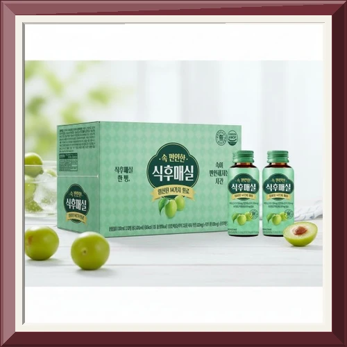 소화 매실음료 식후 매실차 천연 소화제 소화 개선 10개 100ml 사진5
