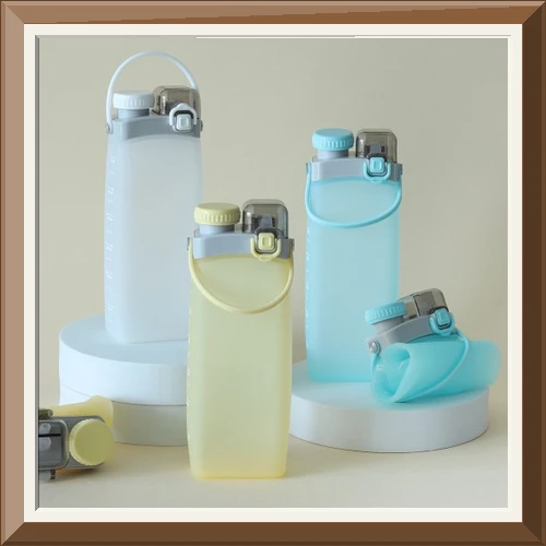 무디타 플래티넘 실리콘 물병 접이식 롤업 텀블러 물통 600ml / 빨대텀블러 휴대용 물통 사진2
