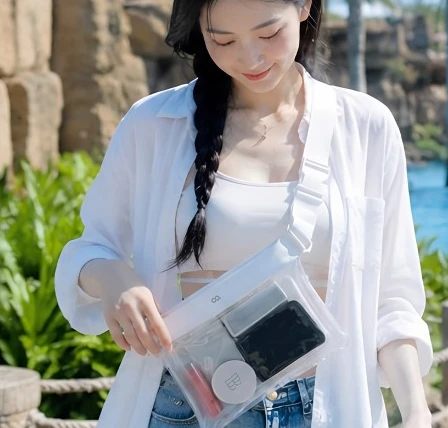 오아 워터쉴드 크로스백 핸드폰 방수팩 IPX8 방수케이스 휴대폰 가방 힙색 워터파크 흠뻑쇼 사진1