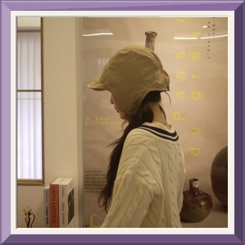 여성 겨울 방한 뽀글이 귀달이 모자 털 귀도리 군밤모자 사진3