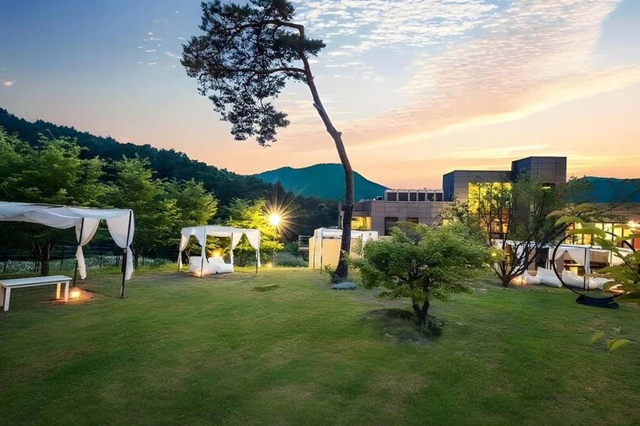 가평 천섬 리조트 외관