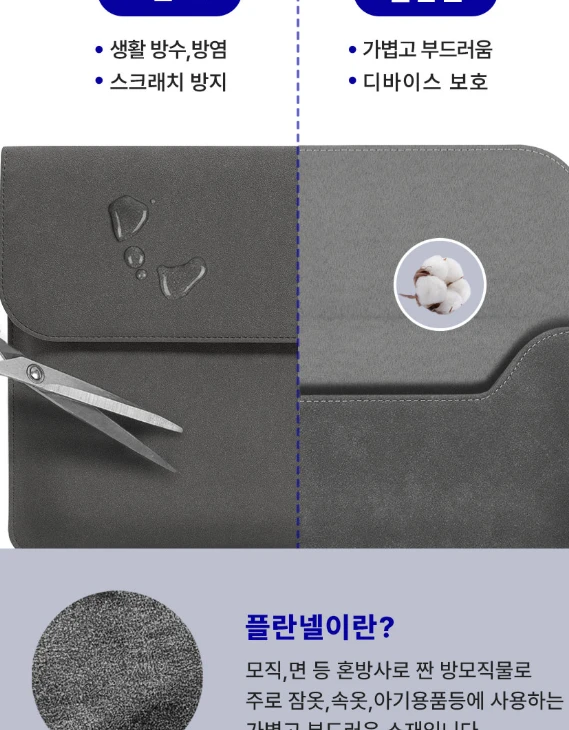 라이트피플 아이패드 파우치 태블릿 에어6 아이패드프로 갤럭시탭 28cm(11인치) 사진2