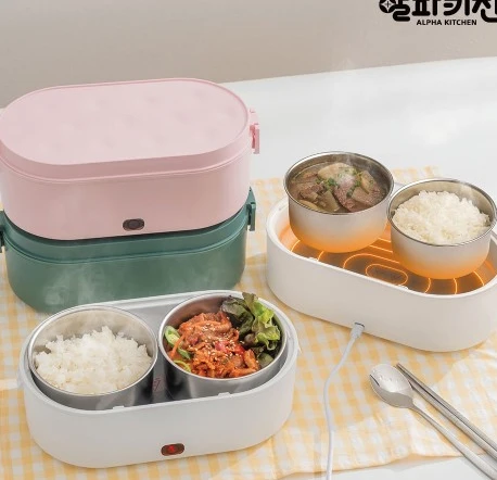 알파키친 가열 도시락통 직장인 전자레인지 밀프랩 용기 사진5